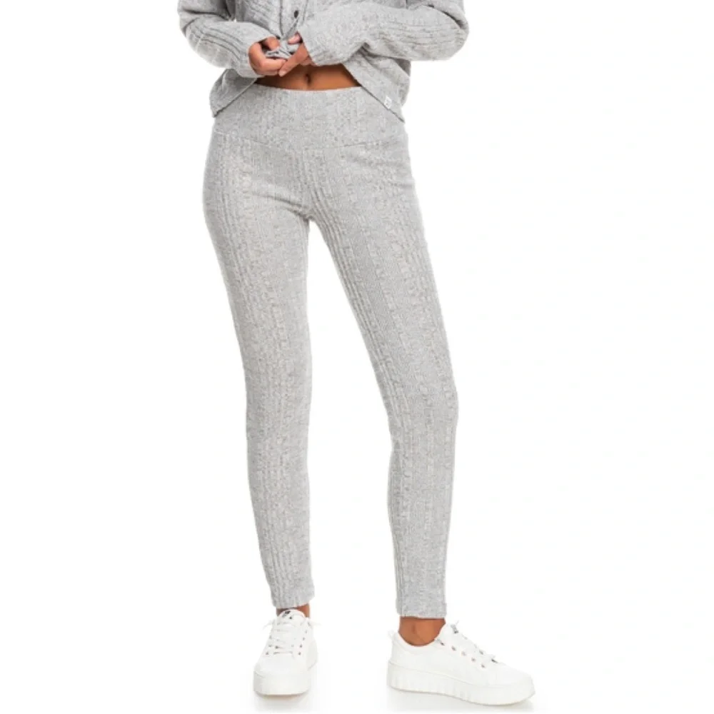 Roxy Lazy Day Rib Knit Leggings - Picture 6 of 9